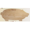 Pig Shaped Wood Cutting Board